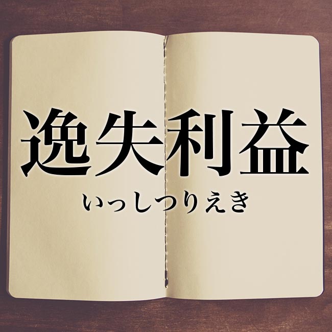 「逸失利益」の意味とは！類語や例文など詳しく解釈